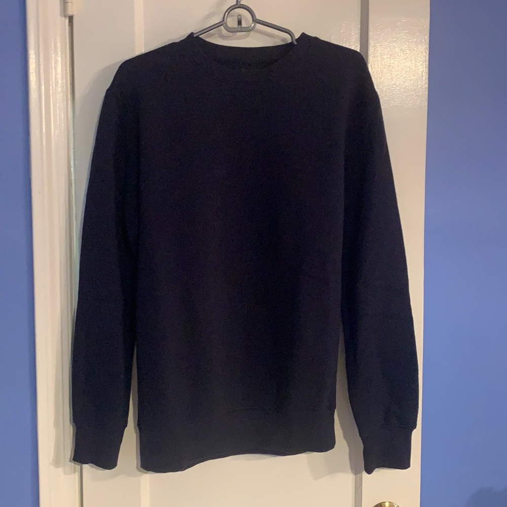 Boohoo Man Dark Blue Crewneck Size M